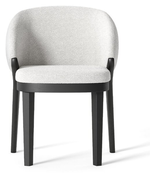 Scaun lemn masiv Noble tapițat, 60 × 55 × 82 cm