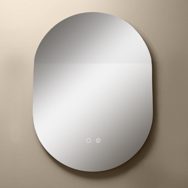 Zuma Line oglindă 50x70 cm oval cu iluminare cu covoraș de încălzire D3002