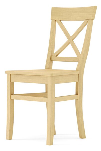 Scaun lemn masiv Henry din, 45 × 51 × 92,5 cm