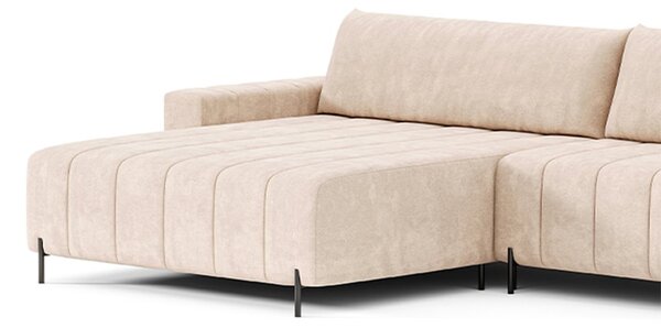 Canapea lemn masiv extensibilă Fierro 295×182 cm