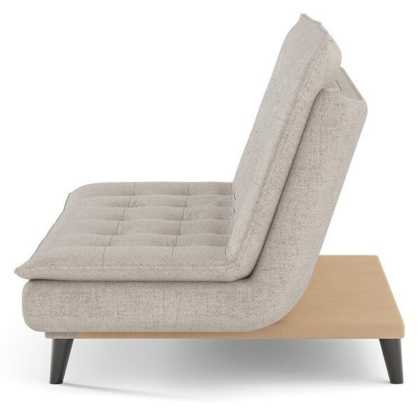Canapea lemn masiv extensibilă Jord 192×96 cm