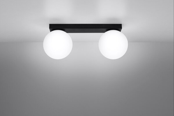 Sollux Lighting Yoli lampă de tavan 2x12 W alb-negru SL.1152