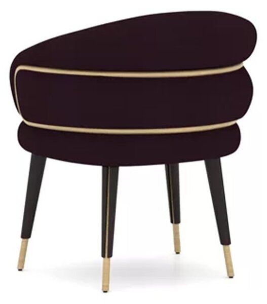 Scaun lemn masiv Viera dining, 60 × 65 × 78 cm