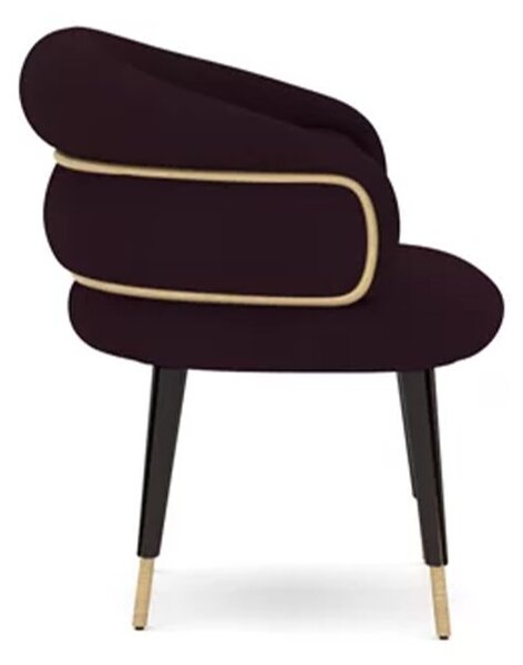 Scaun lemn masiv Viera dining, 60 × 65 × 78 cm