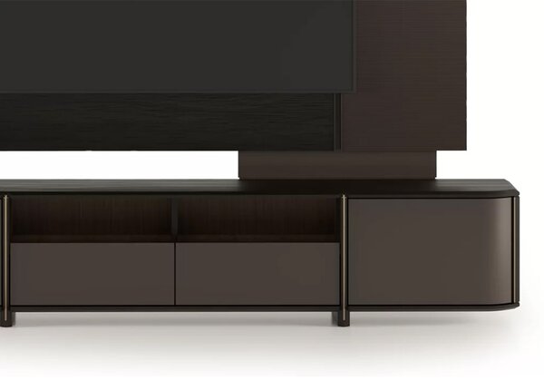 Unitate TV lemn masiv Nova 230 cm