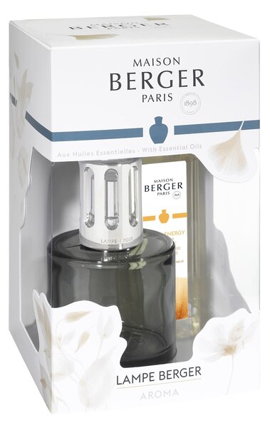 Set Maison Berger Aroma new Energy Grise cu lampa catalitica si cu parfum Aroma Happy 250ml