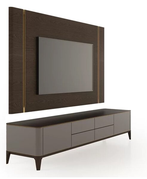 Unitate TV lemn masiv Sophia 220 cm