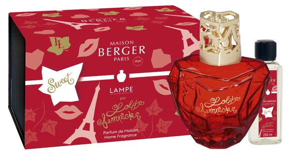 Set lampa catalitica cu parfum Maison Berger Lolita Lempicka Sweet Rouge