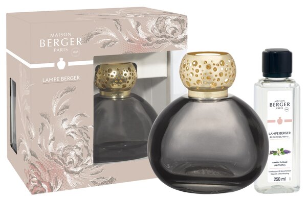 Set lampa catalitica Maison Berger Ophelia Black cu parfum Light Floral 250ml