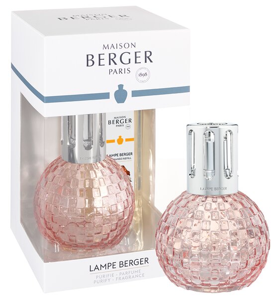 Set lampa catalitica cu parfum Maison Berger Disco Pink cu parfum Sweet Grapefruit 250ml