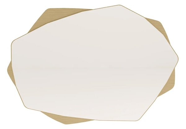 Oglindă lemn masiv decorativă Domo 150 cm