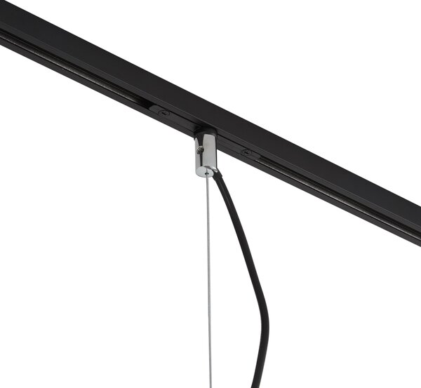 Design hanglamp chroom voor railsysteem 1-fase - Slimline Sara
