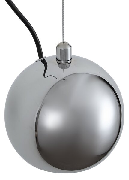 Design hanglamp chroom voor railsysteem 1-fase - Slimline Sara