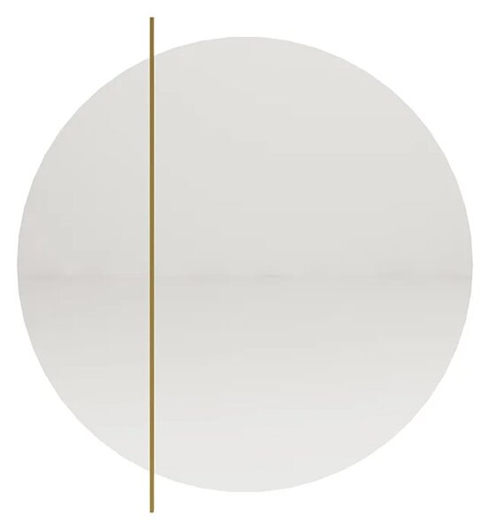 Oglindă lemn masiv rotundă Domo Ø120 cm