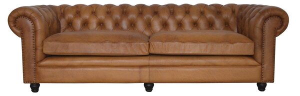 Canapea lemn masiv Heritage 3 locuri, 240 × 97 × 75 cm