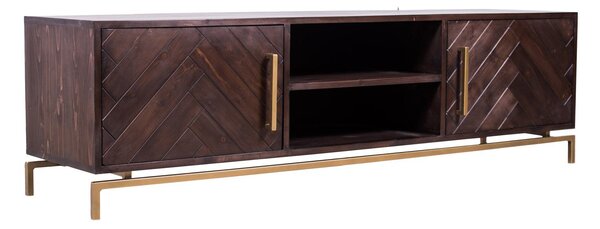 Comodă TV lemn masiv Heritage, 185 × 45 × 52 cm