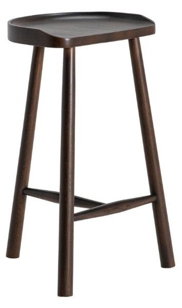 Scaun lemn masiv înalt Heritage, 32 × 39 × 71 cm