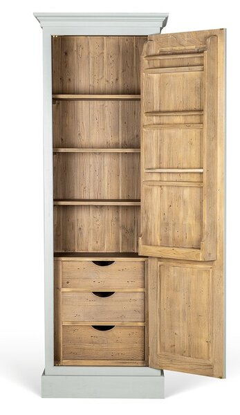 Dulap lemn masiv înalt Heritage Gustav, 77 × 57 × 220 cm