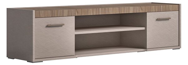 Comodă TV lemn masiv Narla 3 uși, 174 × 46 × 46 cm