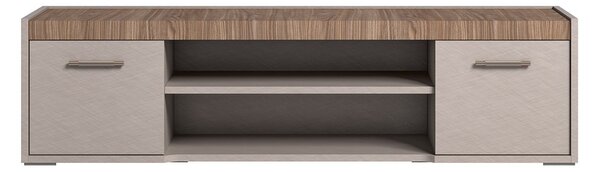 Comodă TV lemn masiv Narla 3 uși, 174 × 46 × 46 cm
