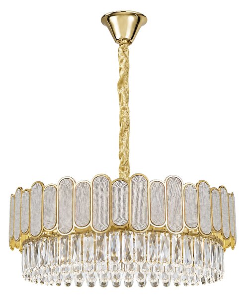 Lampă suspendată din cristal SWE107-CP 50cm GOLD