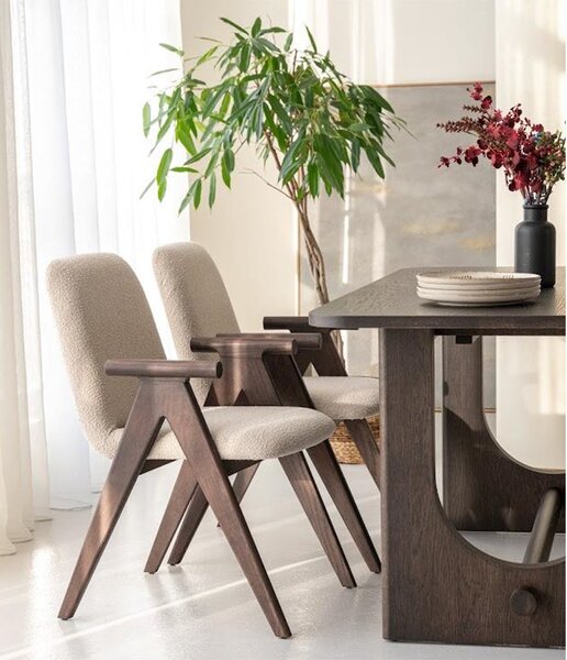 Scaun lemn masiv Derby, 55 × 60 × 80 cm