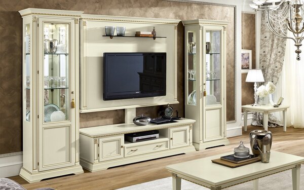 Set lemn masiv crem Living Victoria