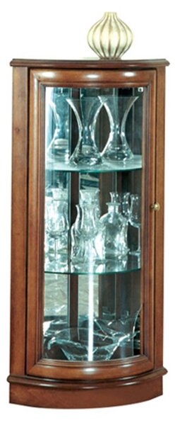 Comodă lemn masiv nuc de colt Zefyra, 108 × 40 × 45 cm