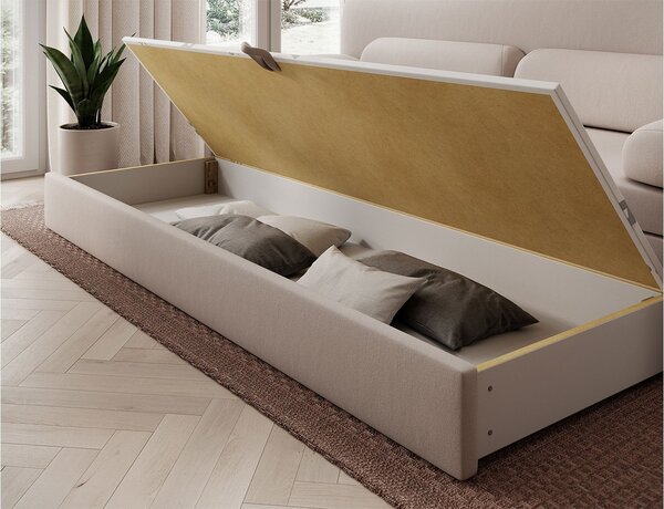 Canapea lemn masiv extensibilă Elioss Personalizabila, 236 × 89 × 87 cm