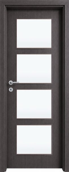 Usa HDF cu toc reglabil din MDF PAL - Colectia QUADRAT 4.1 - Culoare Gri Antracit
