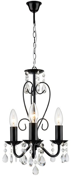 Lampă suspendată EBT013-3CP BLACK