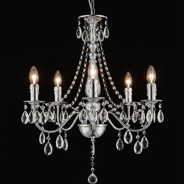 Lampă suspendată EBT014-5CP CHROME