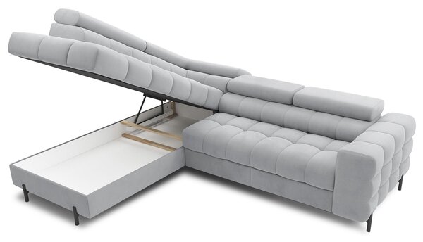 Colțar lemn masiv Ferry Extensibil Material Paros 05, 276 × 72 × 200 cm