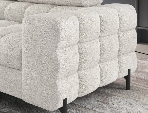 Colțar lemn masiv Ferry Extensibil Material Royal 01, 276 × 72 × 200 cm