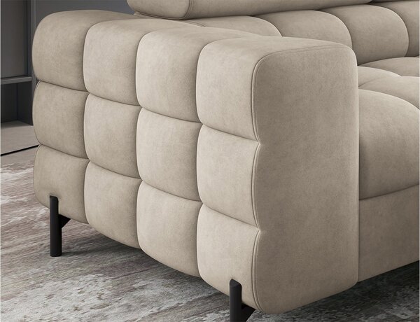 Colțar lemn masiv Ferry Extensibil Material Aura 18, 276 × 72 × 200 cm