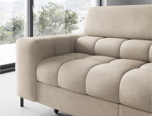 Colțar lemn masiv Ferry Extensibil Material Aura 18, 276 × 72 × 200 cm