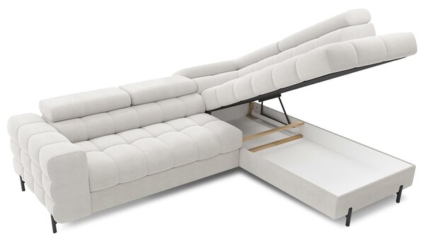 Colțar lemn masiv Ferry Extensibil Material Amore 01, 276 × 72 × 200 cm
