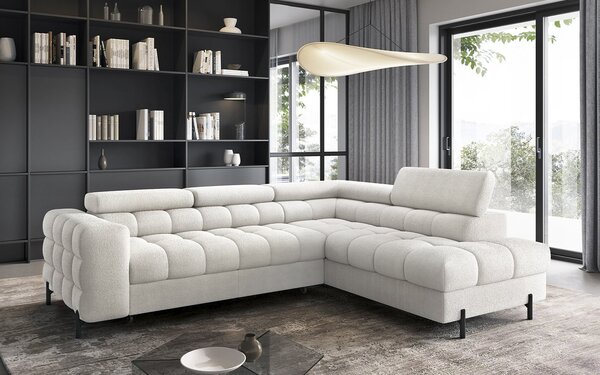 Colțar lemn masiv Ferry Extensibil Material Amore 01, 276 × 72 × 200 cm