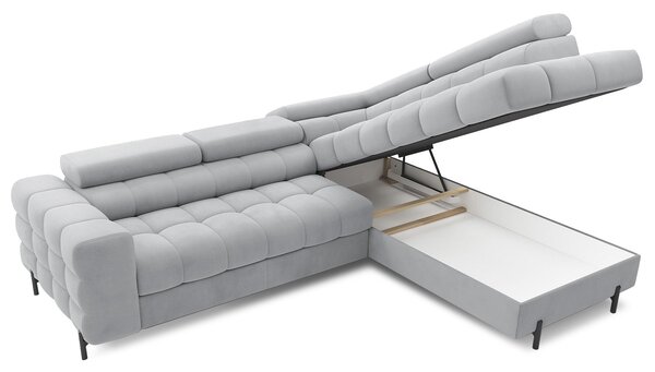 Colțar lemn masiv Ferry Extensibil Material Paros 05, 276 × 72 × 200 cm