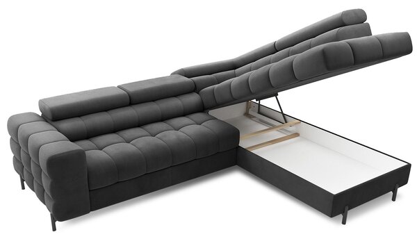 Colțar lemn masiv Ferry Extensibil Material Paros 06, 276 × 72 × 200 cm