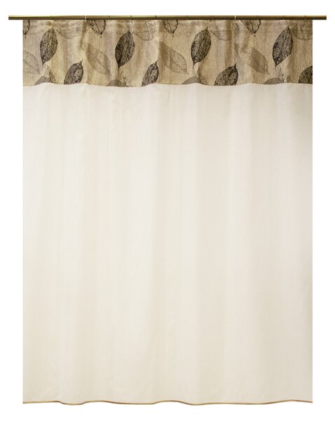 Perdea Velaria in lucios ivoire, 160x155 cm