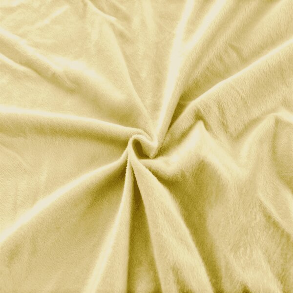 Cearsaf Cocolino microplus cu elastic SOFT 180x200 cm galben