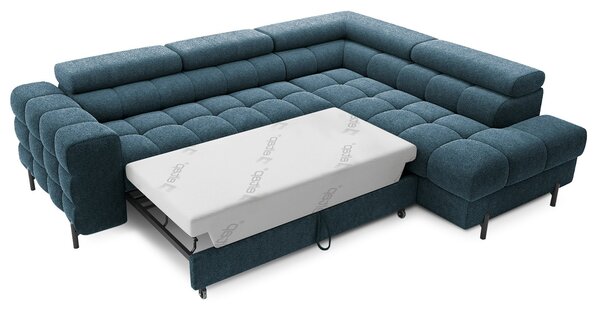 Colțar lemn masiv Ferry Extensibil Material Amore 40, 276 × 72 × 200 cm