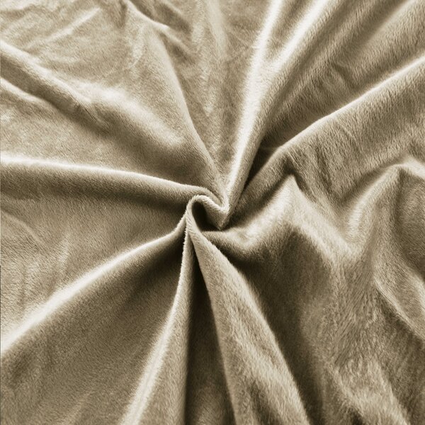 Cearsaf Cocolino microplus cu elastic SOFT 90x200 cm maro