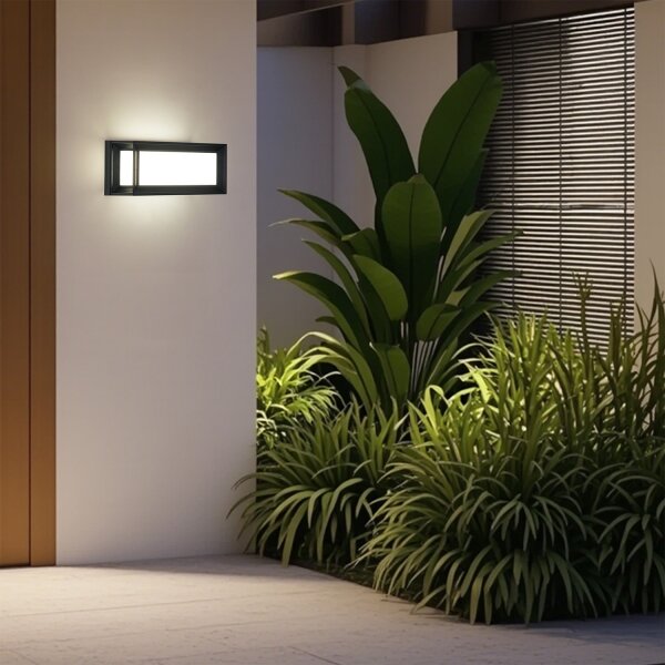 Brilagi - Aplică de perete pentru exterior PARKER 1xE27/60W/230V neagră IP44