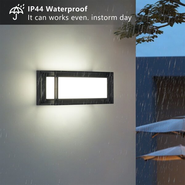 Brilagi - Aplică de perete pentru exterior PARKER 1xE27/60W/230V neagră IP44