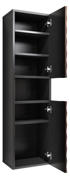 Dulap lemn masiv baie Enzaro, 133 × 33 × 35 cm