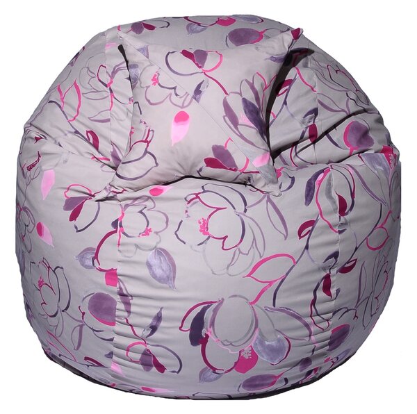 Set Fotoliu King Size cu Perna, Material Textil - Flower Buds