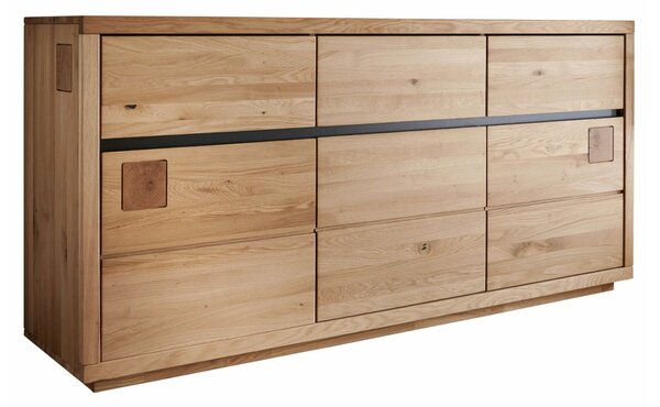 Comodă lemn masiv Urban Loft, 175 × 45 × 85 cm