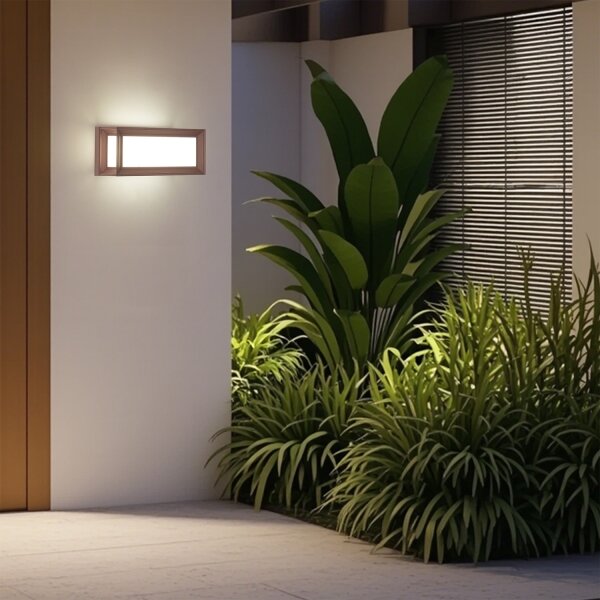 Brilagi - Aplică de perete pentru exterior PARKER, 1xE27/60W/230V, maro, IP44